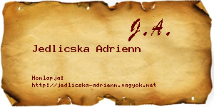 Jedlicska Adrienn névjegykártya