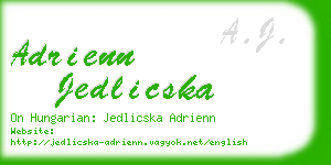 adrienn jedlicska business card